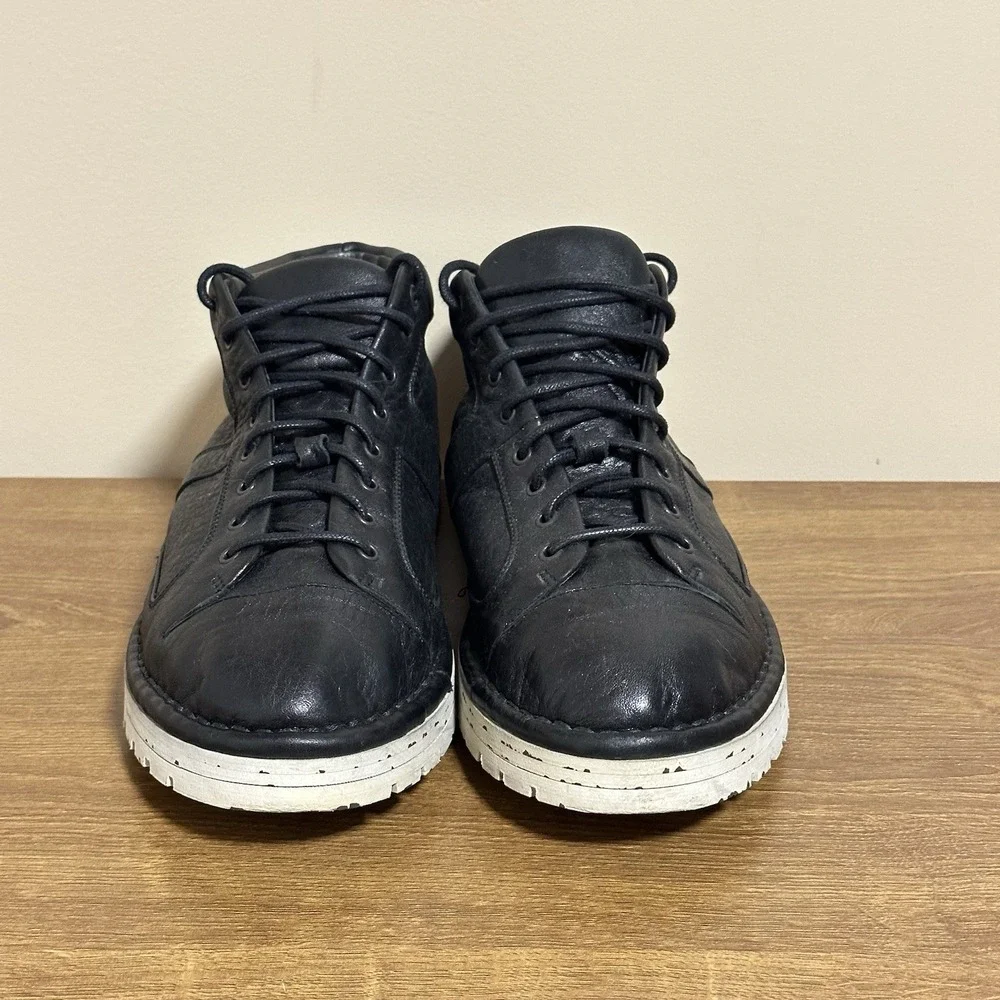 Marsell Boots Men's 39 Black Leather Gomme Lace Up‎ Chukka Ankle Boots Shoes
